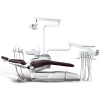 AJ 16 - стоматологическая установка с нижней  подачей инструментов  Ajax (Китай)